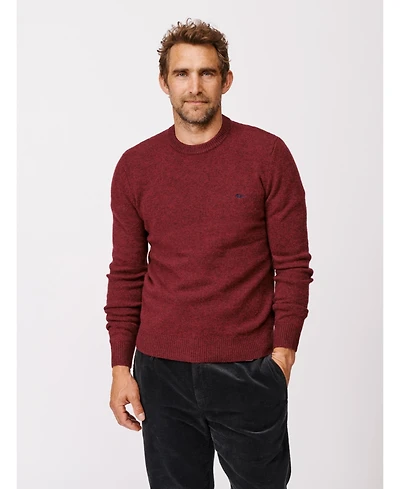 Aubin Men's Phillips Lambswool Crew Neck Sweater