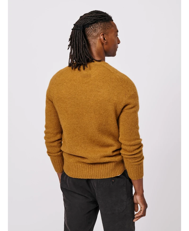 Aubin Men's Prestwick Shetland Crew Neck Sweater