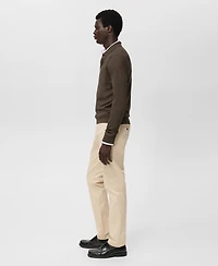 Mango Men's Barna Slim-Fit Twill Chino Pants