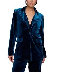 Lily and Lionel London Women's Valerie Tailored Velvet Blazer