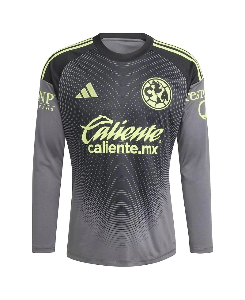 Adidas Men's Gray Club America 2025/26 Long Sleeve Goalkeeper Jersey