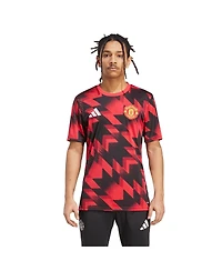 Adidas Men's Red Manchester United 2025/26 Aeroready Pre-Match Top