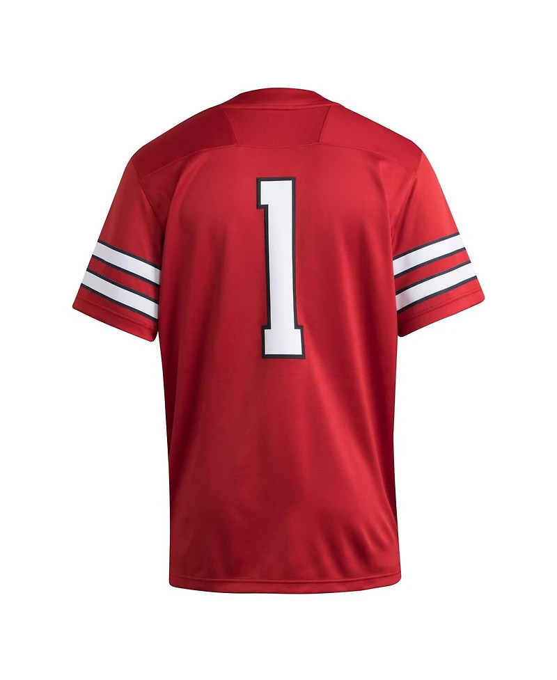 Adidas Men's 1 Red Texas Tech Raiders Premier Jersey