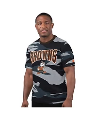 Starter Men's Camo/Gray Cleveland Browns Thursday Night Gridiron Classics Logo T-Shirt
