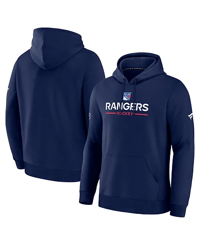 Fanatics Men's Navy New York Rangers Authentic Pro Primary Hoodie