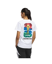 Adidas Women's White 2026 Fifa World Cup Graphic T-Shirt