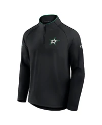 Fanatics Men's Black Dallas Stars Authentic Pro Rink Training Quarter-Zip Pullover Sweatshirt