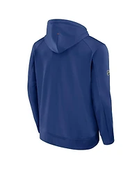 Fanatics Men's Royal Edmonton Oilers Authentic Pro Rink Hoodie
