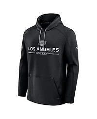 Fanatics Men's Black Los Angeles Kings Authentic Pro Rink Hoodie