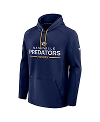 Fanatics Men's Navy Nashville Predators Authentic Pro Rink Hoodie