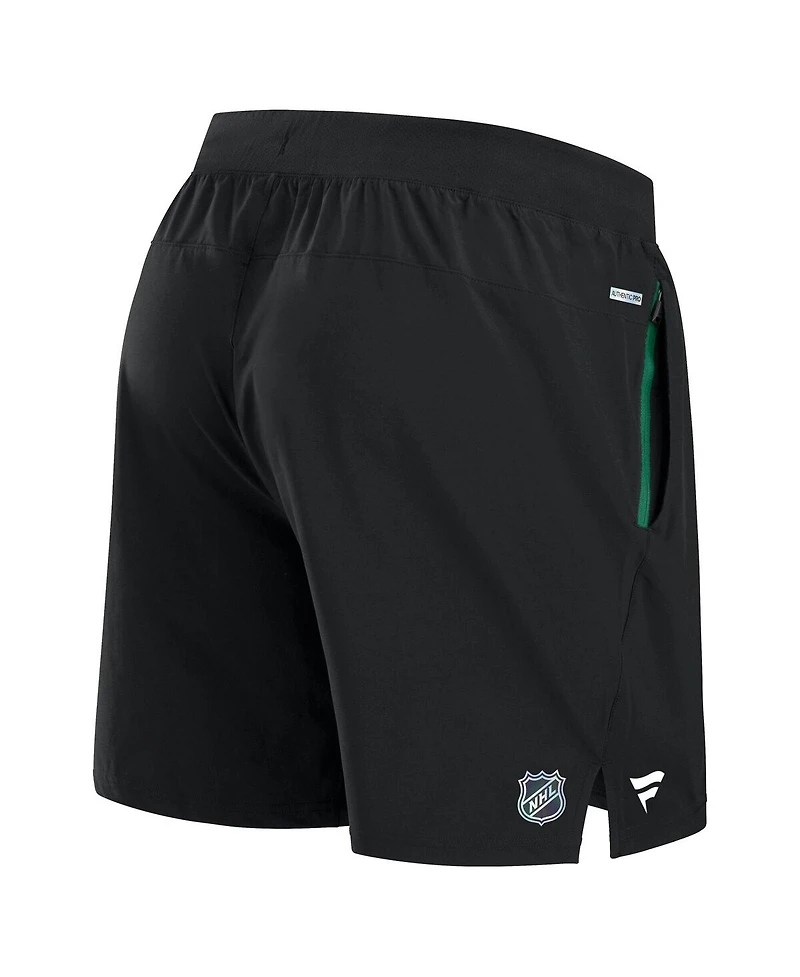 Fanatics Men's Black Dallas Stars Authentic Pro Rink Performance Shorts