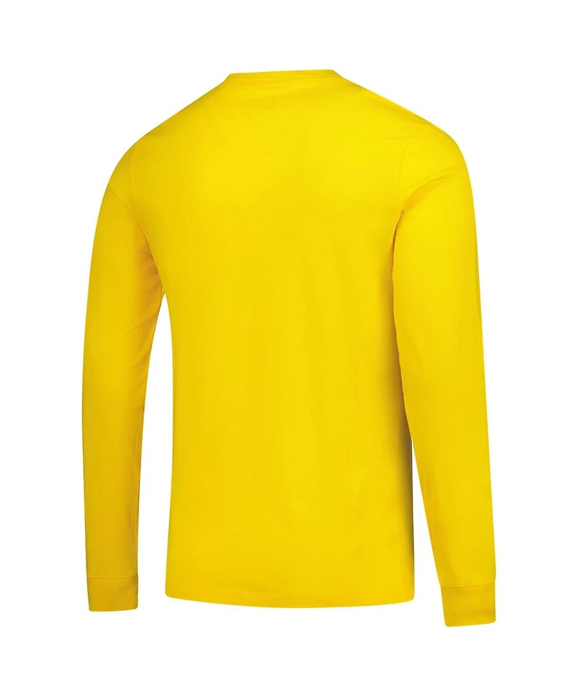 Nike Men's Gold Indiana Pacers Authentic Long Sleeve Practice T-Shirt