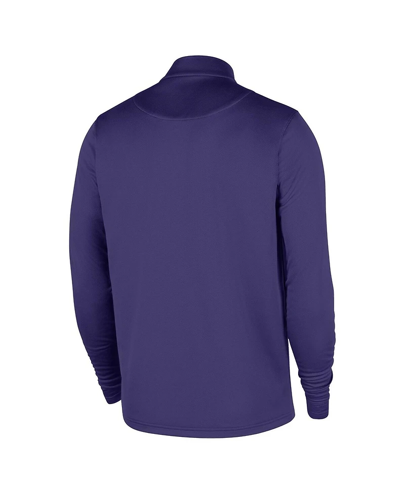 Nike Men's Purple Phoenix Suns 2025/26 Authentic Coaches Quarter-Zip Dri-Fit Sweatshirt