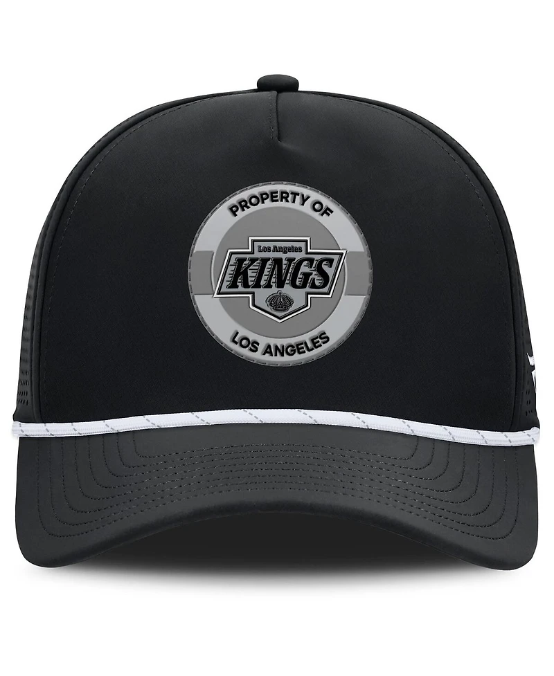 Fanatics Men's Black Los Angeles Kings Authentic Pro Rink Adjustable Hat