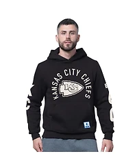 Starter Men's Black Kansas City Chiefs Handoff Fleece Hoodie Sweatshirt