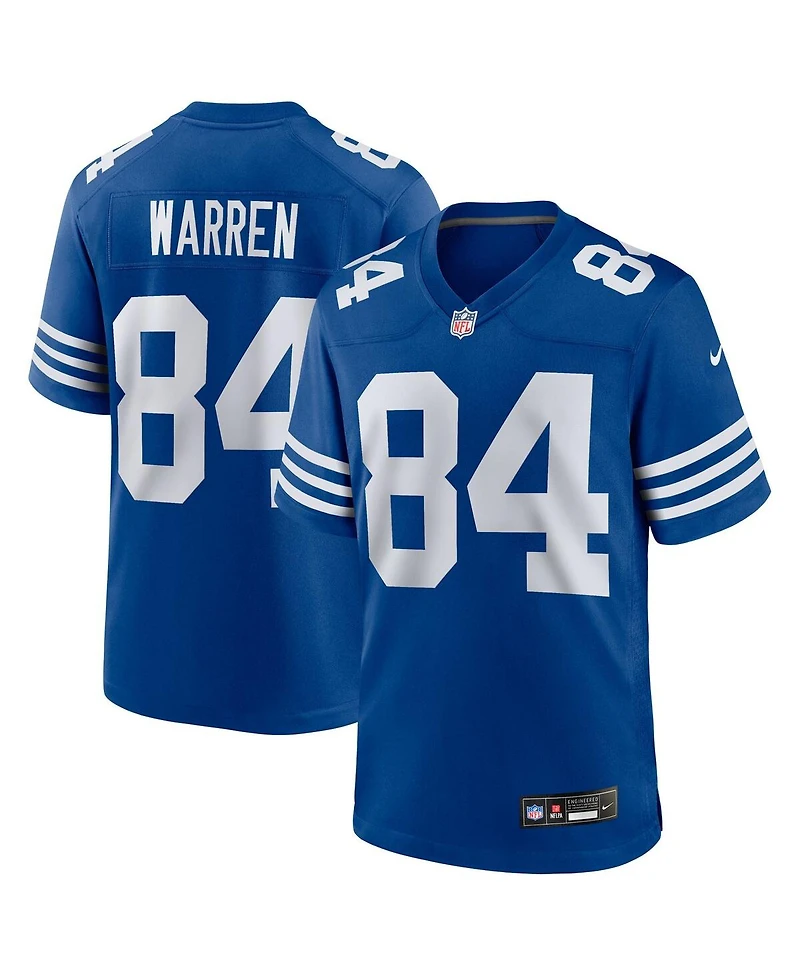 Nike Men's Tyler Warren Royal Indianapolis Colts Alternate Game Jersey