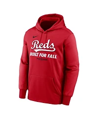 Nike Men's Red Cincinnati Reds 2025 Mlb Postseason Authentic Collection Therma Fleece Hoodie