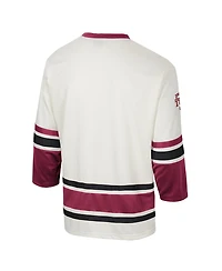Colosseum Men's Cream Florida State Seminoles Puck Proud Fashion Hockey Jersey