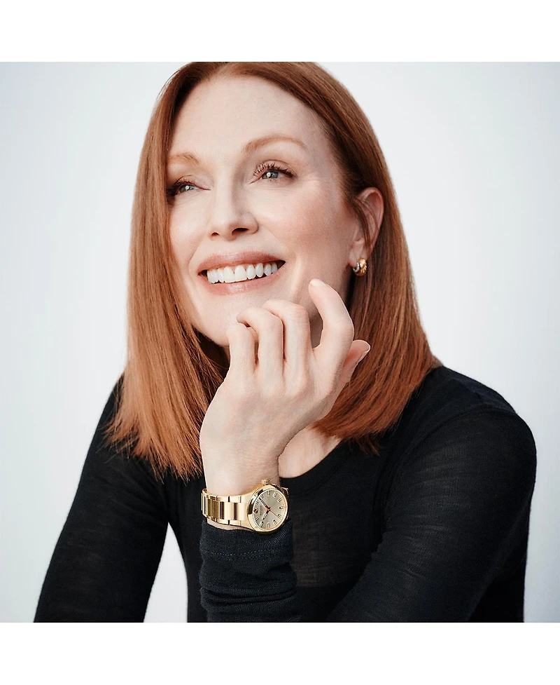 Movado Women's Museum Imperiale Swiss Automatic Light Yellow Pvd Steel Watch, 33mm