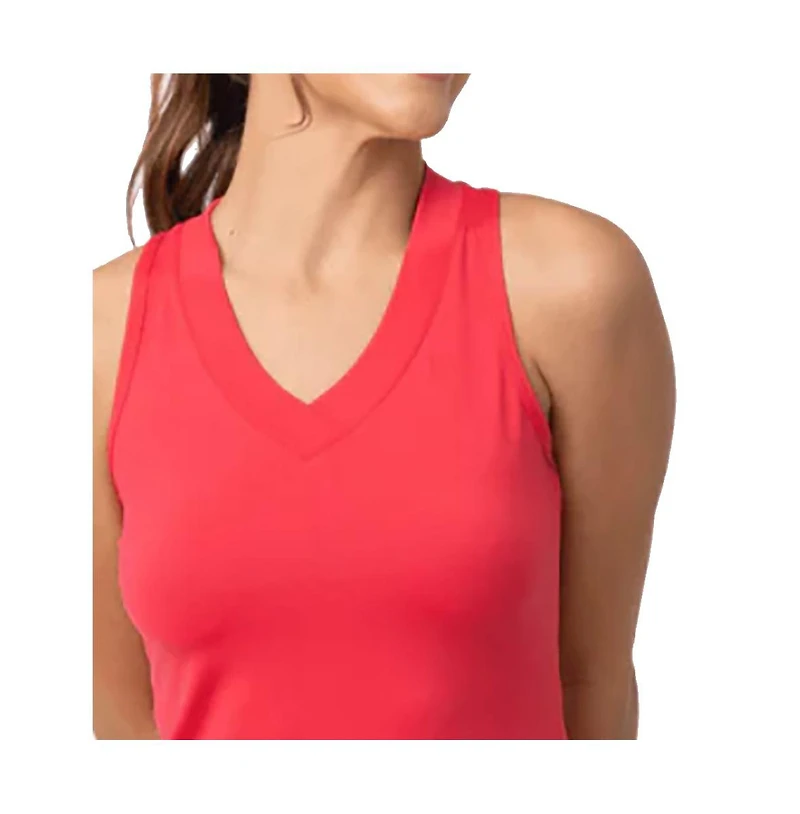 Sofibella Women's Uv Colors Racerback Tennis Tank Top