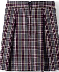 Lands' End Big Girls Top of Knee Plaid Skort