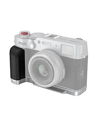 SmallRig L-Shape Mount Plate with Silicone Handle for Fujifilm X100VI and X100V Camera, Silver