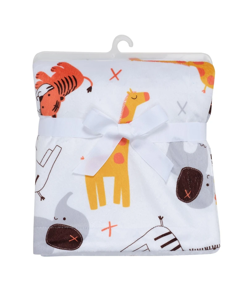 Bedtime Originals Baby Lollipop Jungle Soft Fleece Safari-Themed Blanket