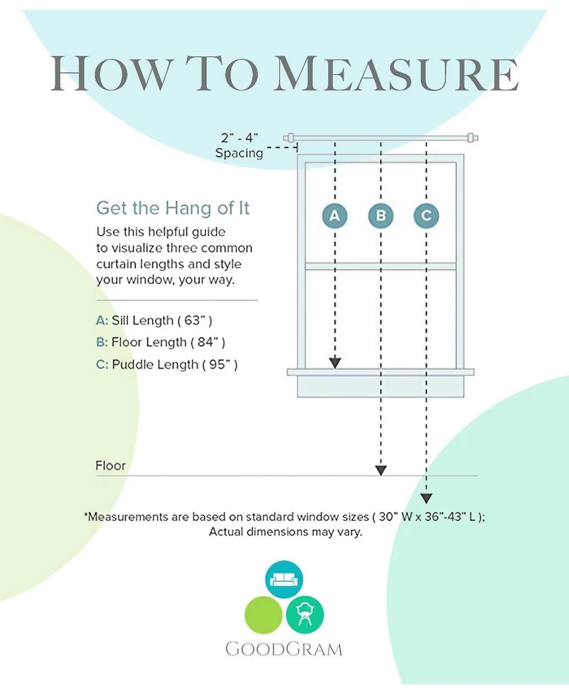 GoodGram 2 Piece Spooky Halloween Decor Organ Blood Burgundy Colored Rod Pocket Sheer Voile Window Curtains - 63 in. Long