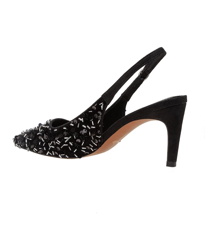 COSMO2 | Stiletto Heel Sequined Slingback Pump