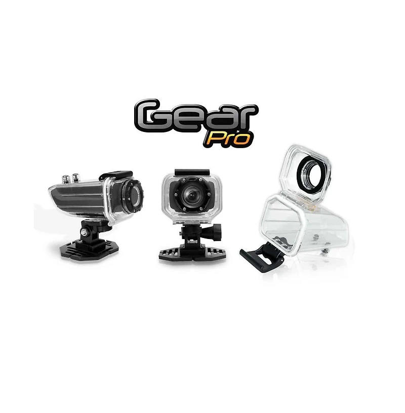 Ryder Sports Hd Action Camera 1080P Mini Camcorder 16 Mp Anti Shaking Waterproof with Accessories and Remote Black