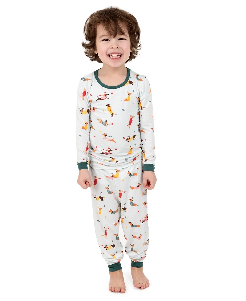 Leveret Baby Two Piece Viscose from Bamboo Holiday Pajamas