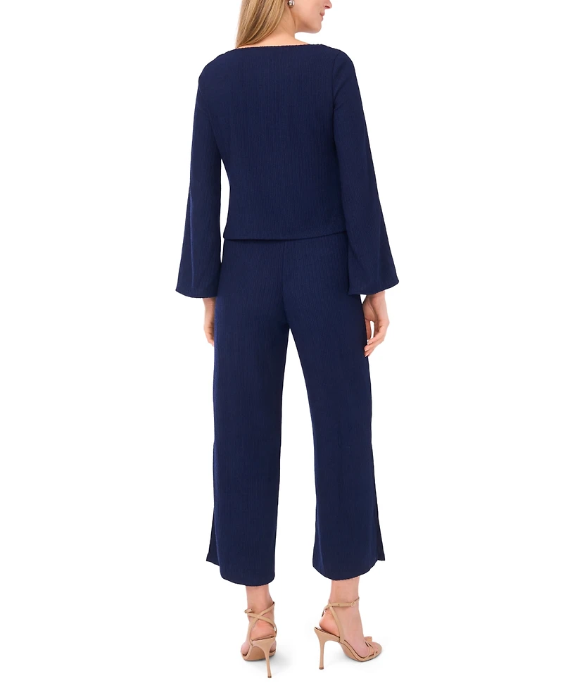 Sam & Jess Petite Pull-On Wide Leg Pants