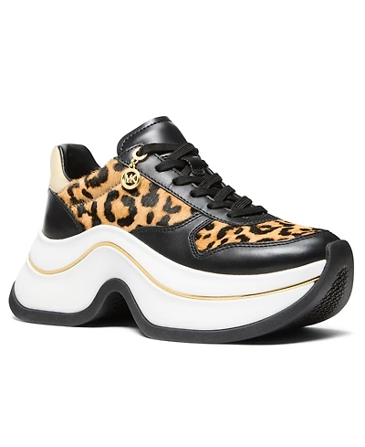 Michael Kors Women's Arla Almond Toe Trainer Shoes