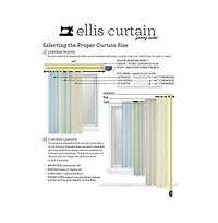 Ellis Curtain Plaza Classic Ticking Stripe Printed on Natural Ground Tailored Panel Pair with Tiebacks 56" x 84" Brick