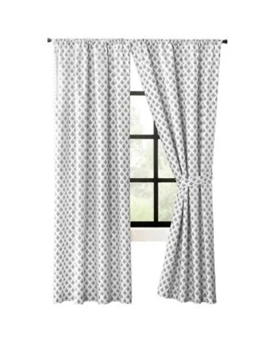 Ellis Curtain Manchester Window Treatment 3 X22 Rod Pocket 100 Cotton Curtain Panel Pairs 100 X22 X 63 X22 Black