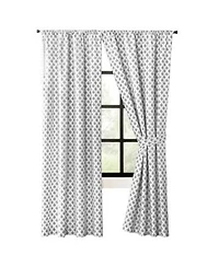 Ellis Curtain Manchester Window Treatment 3 X22 Rod Pocket 100 Cotton Curtain Panel Pairs 100 X22 X 63 X22 Black