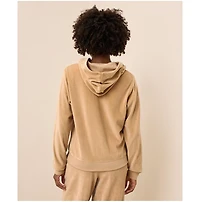 Pact Women's Organic Cotton Velour Zip Hoodie