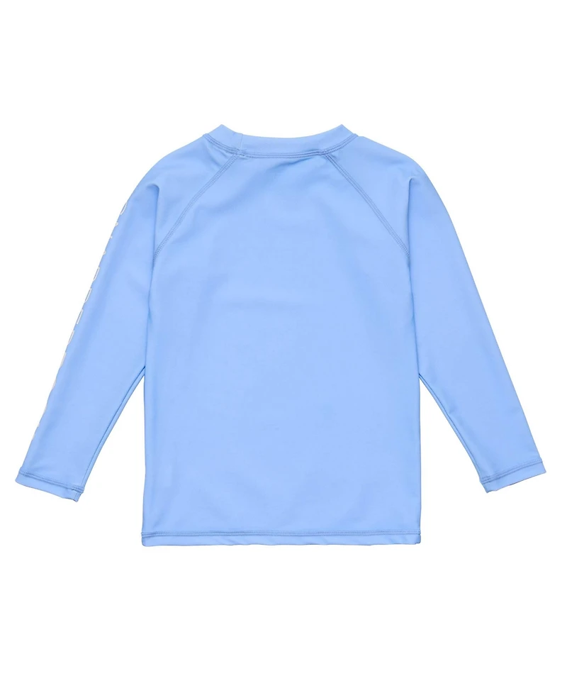 Snapper Rock Big Boys Seaside Blue Ls Rash Top