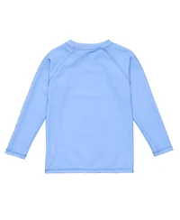 Snapper Rock Big Boys Seaside Blue Ls Rash Top