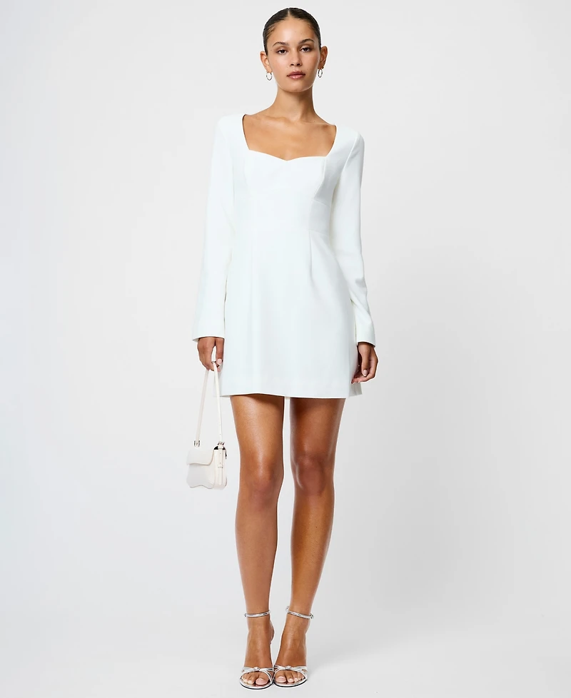French Connection Women's Whisper Sweetheart Neck Mini Dress