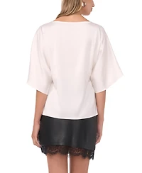 Vince Camuto Women's Boat Neck 3/4-Sleeve Top
