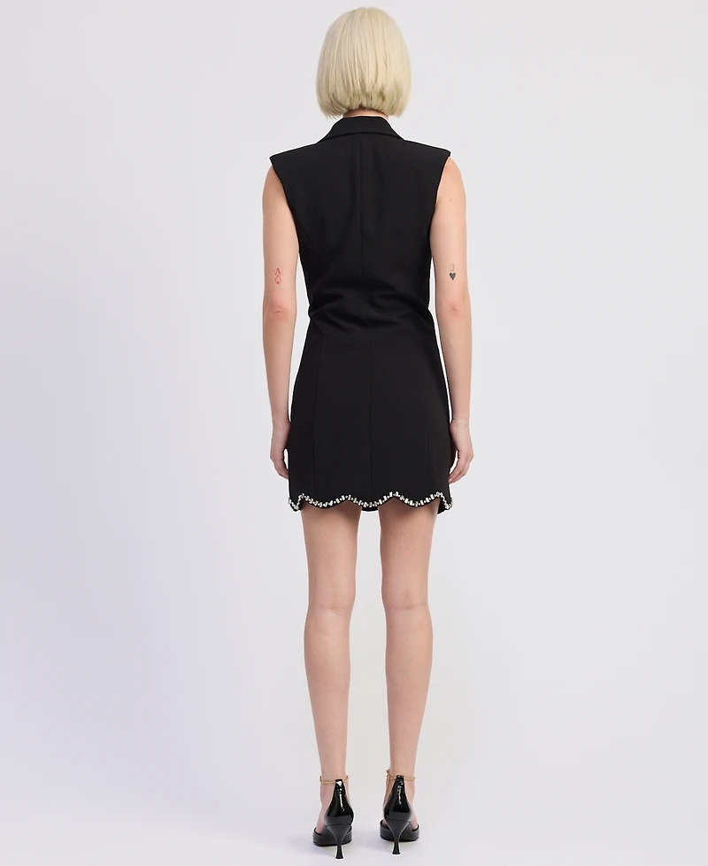 En Saison Women's Roza V-Neck Mini Dress