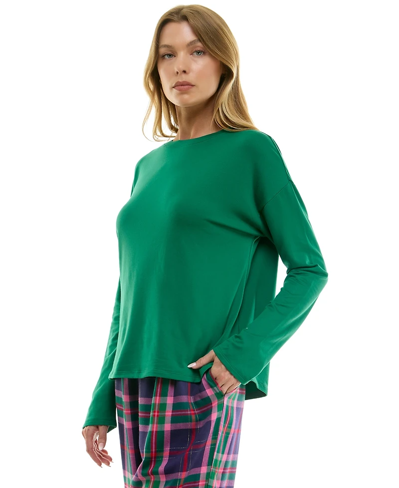 Roudelain Women's Long-Sleeve Drop Shoulder Top