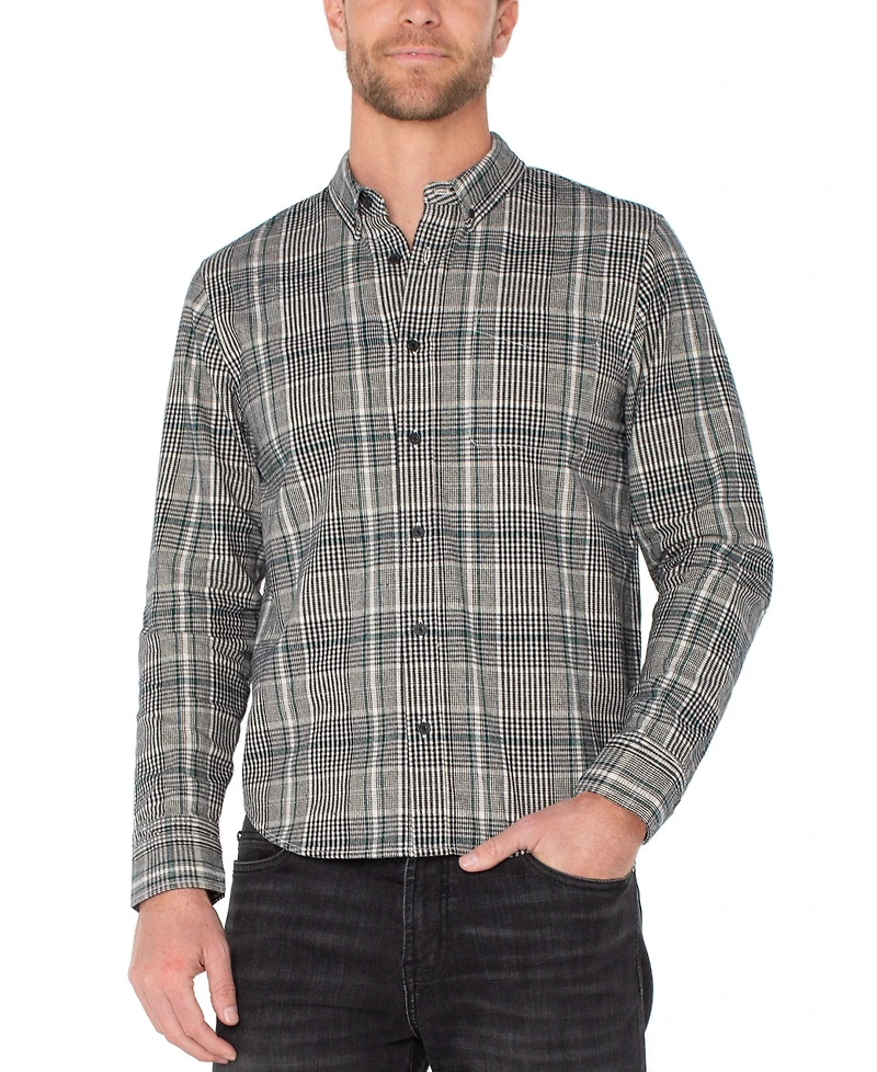 Liverpool Los Angeles Men's Long-Sleeve Button Up Shirt