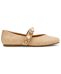 Dv Dolce Vita Women's Mission Embellished Buckle Strap Mary Jane Flats
