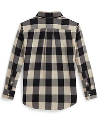 Polo Ralph Lauren 2-7 Buffalo Check Double-Faced Cotton Shirt