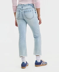 Celebrity Pink Juniors' Mid-Rise Cropped Kick-Flare Jeans