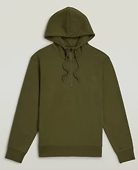 G-Star Raw Men's Quarter-Zip Hooded Sweater