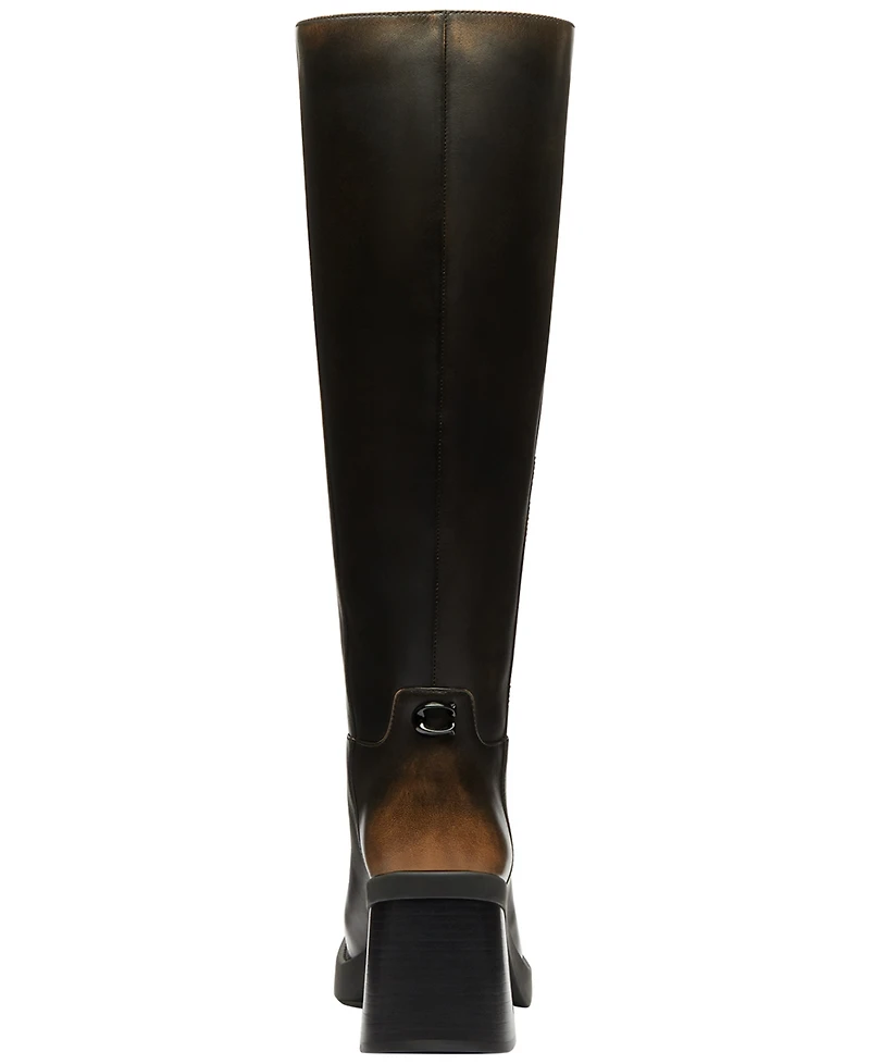 Coach Women's Sculpted C Pull-On Tall Boots