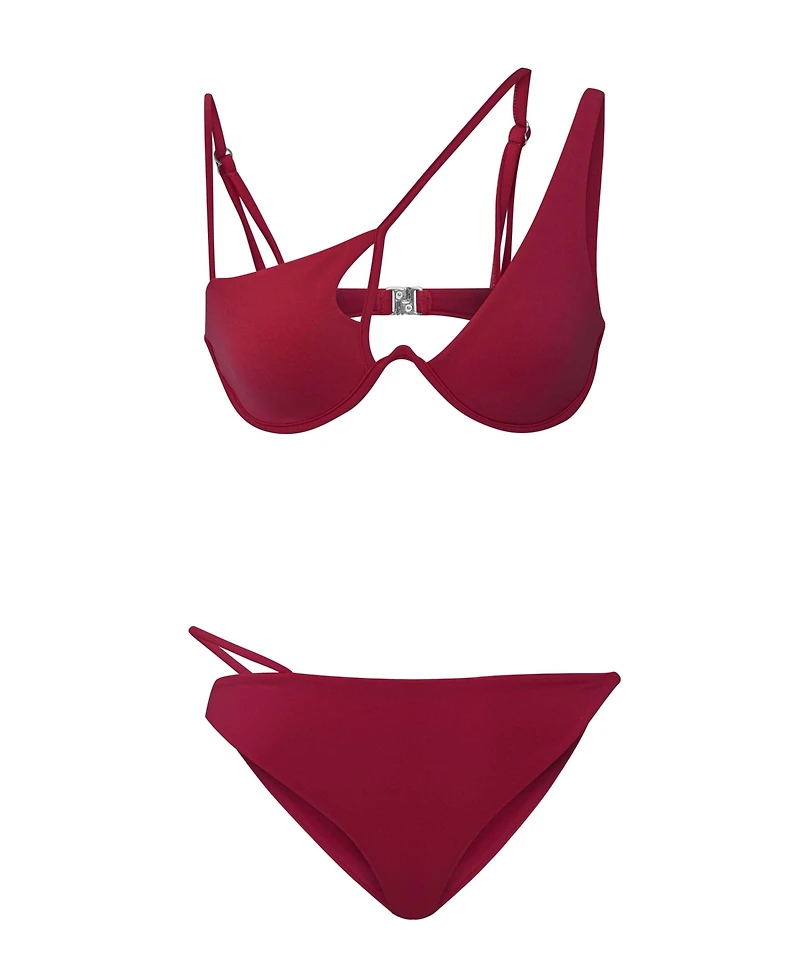 Jendue Women's Arlo Asymmetric Bikini | Swimwear (6 Colors)